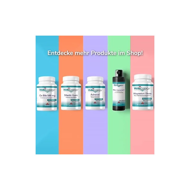 Nutricology Nutricology, Ox Bile, 500mg per Serving, High Strength, 100