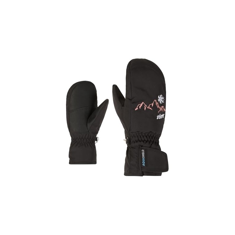 Ziener Children's LAILLANI Ski Mitten/Winter Sports | Waterproof, PFC Free,