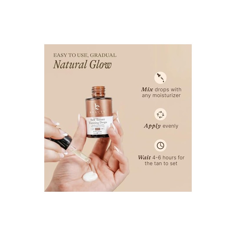 Beauty by Earth Self Tanning Drops - Face Self Tanner