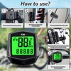 AMFUN Bike Computer-Universal 16 Functions-IPX5 Waterproof -GPS Speedometer, Backlit Touch