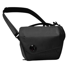 VSGO Shoulder Camera Bag, 3L & 6L Combination Bag, Sacoche, Self-Developed Magnetic Buckle, Quick Release Type Shoulder Buckle, For Work Commutes, School, Street Walking, black, Casual