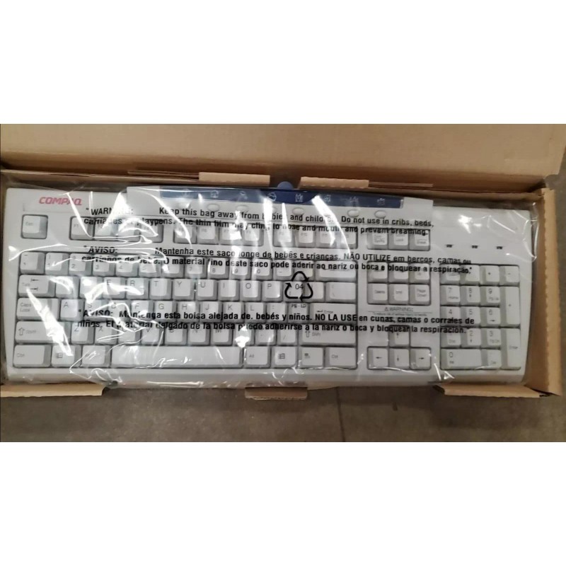 Compaq NEW PS2 Compaq Keyboard 166516-006 6feet cable 122659-006 KB-9963
