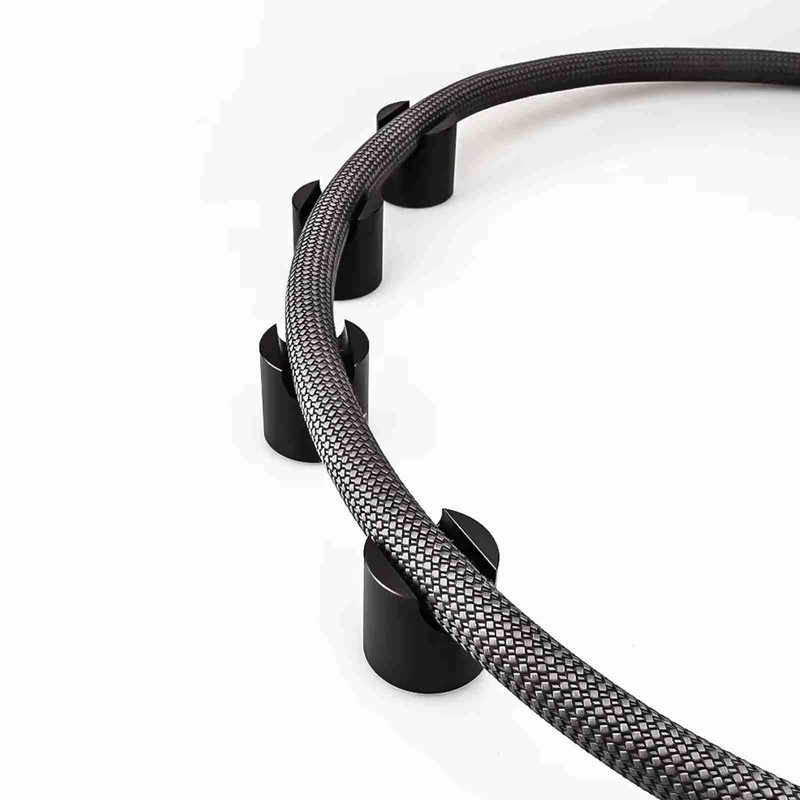 4Pcs HiFi Cable Clamp Wire Bracket, Aluminum Alloy Power Speaker