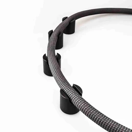 4Pcs HiFi Cable Clamp Wire Bracket, Aluminum Alloy Power Speaker Cable Riser Clip HiFi Cable Stabilizer, Speaker Cables Isolation Stand, Power Wire Lifters Audio Cord Holder
