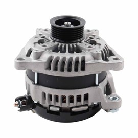 DOLKSN 1042110080 Alternator High Output 12V 240AMP 6-Groove Clutch Pulley Alternator Compatible With 2015 2016 2017 2018 2019 2020 Ford F-150 F150 V8 5.0L 1042110081