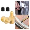 Gosknor 4pcs Brass Air Inflator Adapter, Standard 1/4 NPT (M)