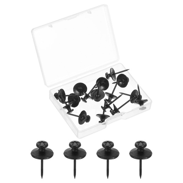 sourcing map 30 Pcs Double Headed Picture Hanging Nail, Zinc