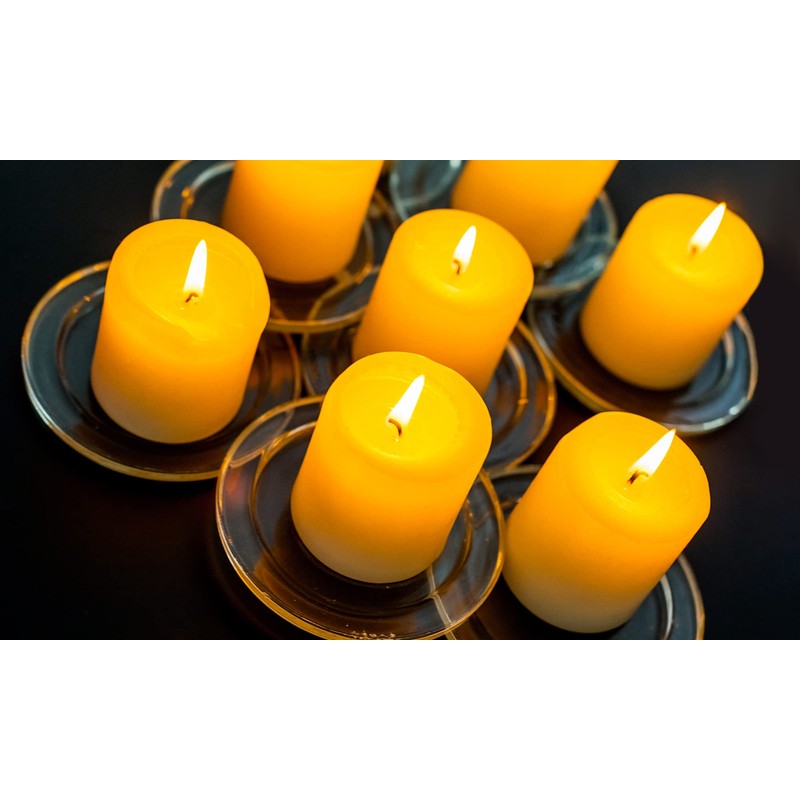 12 Pack 2x3 Inch Citronella Pillar Candles for Outdoor Indoor,