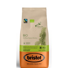 Bristot Bio Organic Italian Espresso Beans | Italian Whole Beans | Medium Roast | 1.1lb/500g