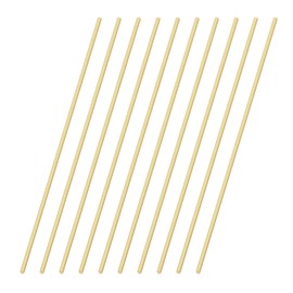 VictorsHome 2mm x 300mm Brass Rods, Round Solid Shaft Lathe Bar for DIY Crafts RC Aircraft Model Car 10pcs