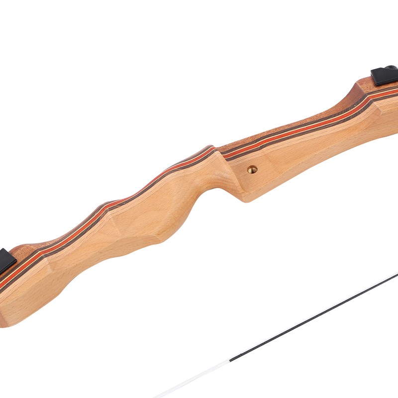 Right Hand Solid Wood Recurve Bow Handle Takedown Shooting Game