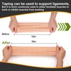 Geiserailie 30 Pcs Precut Lymphatic Drainage Tape Kinesiology Precut Fan