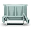 WAGO Angled DIN-rail adapter; in combination with mounting carrier; 221-500