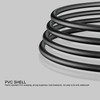 IEC320 C14 Male to IEC320 C7 Female Power Adapter Cable