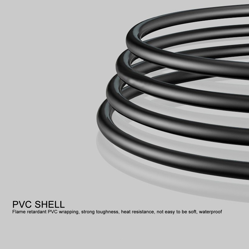 IEC320 C14 Male to IEC320 C7 Female Power Adapter Cable