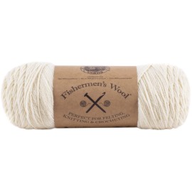 Lion Brand Yarn 150-098F Fishermen's Wool Yarn, Natural