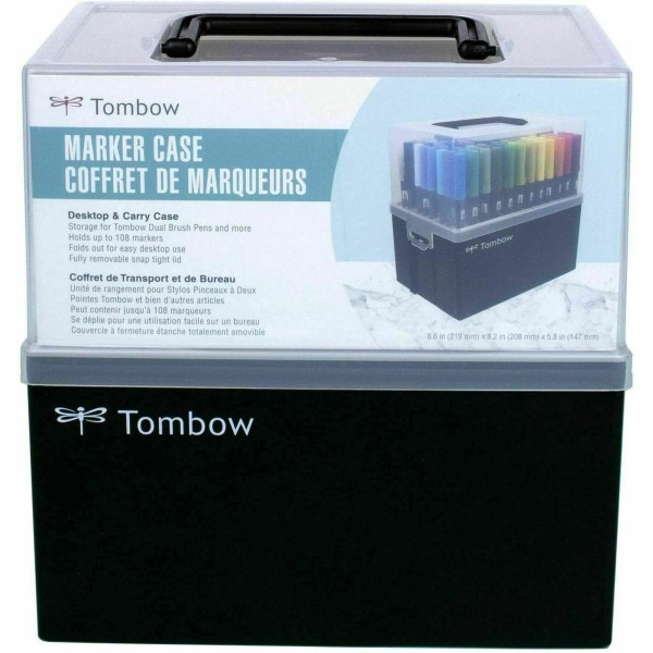Tombow 56178 Marker Case. Easily Stores and Organizes 108 Markers