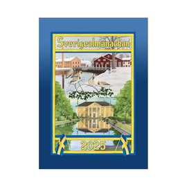 Swedish Sverigealmanackan Large Wall Calendar - 2025-17" x 11"