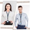 Amabro Butterfly Lanyards with ID Holder, Retractable Badge Reel with