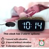 Loud Alarm Clock with Bed Shaker, Vibrating Alarm Clock for