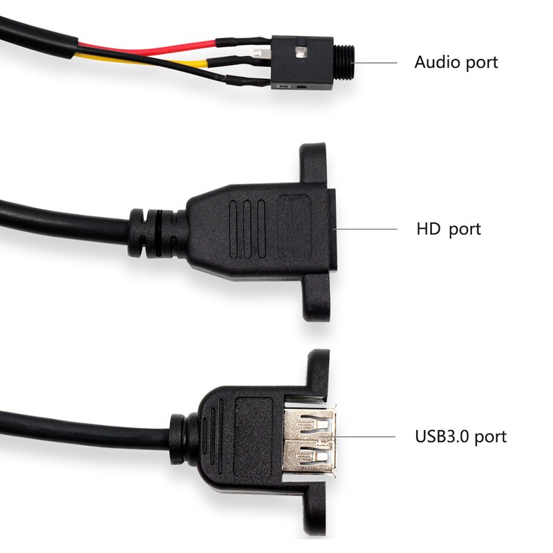 Multimedia Socket Aluminum Alloy USB HD VGA 3.5MM Sound RJ45