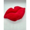 Room Essentials Red Lips Pillow Plush Decorative Throw Accent Pillow