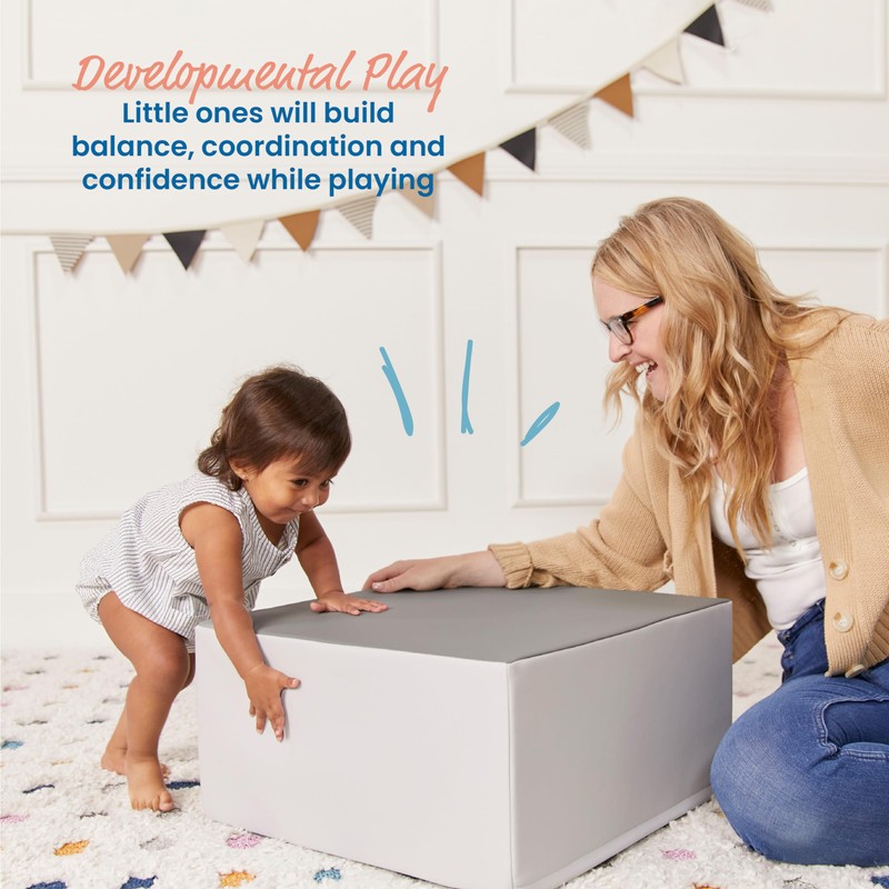 ECR4Kids SoftZone Pedestal, Beginner Playset, Contemporary