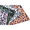 Satin Print Fabric Cheetah Pattern for Craft and Decoration (1Yd,