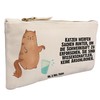 Mr. & Mrs. Panda Makeup Bag Cat Water Glass, White,
