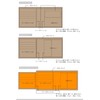 HANATORA PSA02 Genuine Leather Mini Wallet, Shrink Leather, Bifold, Trifold