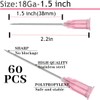 Dispensing Needle 18Ga 1.5 Inch Individually Package Applicator Needles for