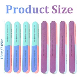 ZOKJSW 10pcs SchleifblöCke PolierblöCke Für Nageldesign Nagelpolierblock Polierflächen Nagelfeile Block Nagelkunst ManiküRe Werkzeug Perfekter Schutz der Nägel