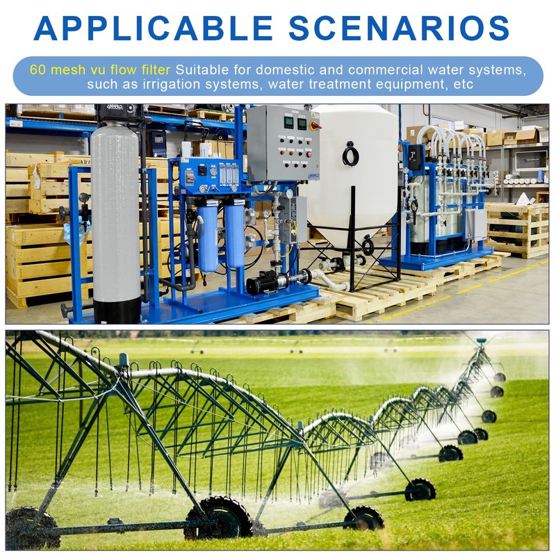 1-1/2" 60 Mesh Spin Down Replacement Filter Screen, Spin Down