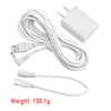 4m/13.1ft Power Adapter Compatible with Ring Stick Up Cam Battery/Plug-in