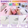 Simmofia 40 Colors Bedazzling Kit with Glue, 40000 Resin Rhinestones
