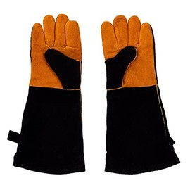 BBQGUYS Signature Suede Grilling Gloves - BBQ-LTGL