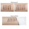 Grey Eyebrow Pencil,2Pcs Professional Micro Brow Pencil with Spoolie Brush,Longwearing