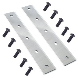 YUXIVCNE 2 Set PK090301 12 in Wood Chipper Blade Replacement for DK2 OPC50636 OPC506 OPC504 OPC566E OPC506E Replace PK0903 PK090301-2 PK0915 PK0915-EH, Steel Chippers Beveled