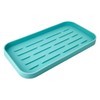 FZHOME Silicone Kitchen Sink Organizer Tray for Multiple Usage (Green)