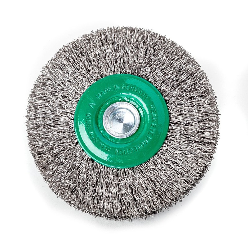 Lessmann 417363 Entrostung Wire Brush, Stainless Steel 70 mm x