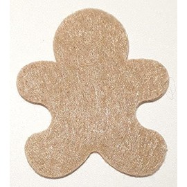 Felt Gingerbread Men Die Cut Out Shapes. Christmas Embellishments. DIY Decoration Ideas. Kids Art and Crafts Summer Holidays Half Term Ideas. Large, 8 x 9 CM. 8 Pack