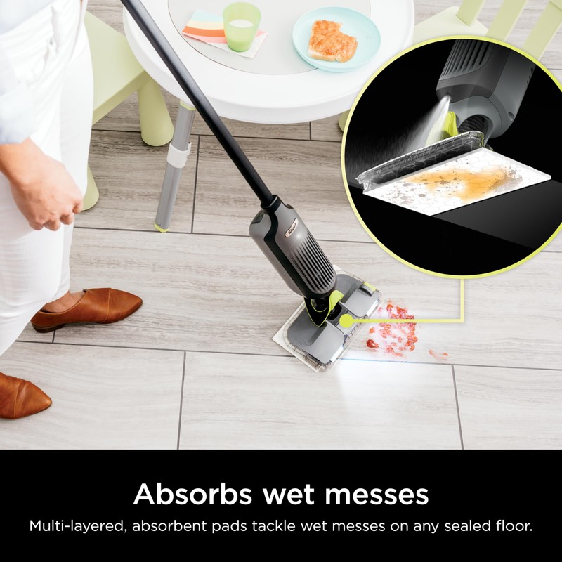 Shark VACMOP Cordless Hard Floor Cleaner, Vacuum and Spray Mop,