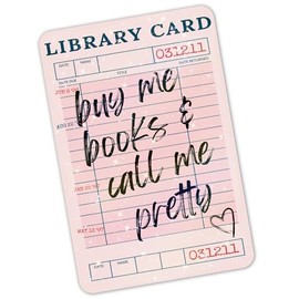 Cardstock Insert for Kindle | Library Card Kindle Insert for Clear Case | Kindle Decorating Accessories | Booktok Bookish Kindle Stickers | Book Gifts | Choose Your Model