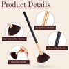 16 Pcs Fan Brushes for Facials Soft Blush Makeup Brush