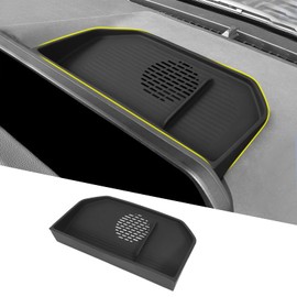 Fgtagtal Center Console Storage Box Fit for Toyota Land Cruiser 250 Prado 2024 2025, Navigation Screen Rear Silicone Storage Tray Organizer Auto Interior Storage Accessories, for Left Hand Drive