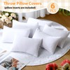 Geelin 6 Pack Small Pillows 11"x7" Microfiber Mini Pillows for