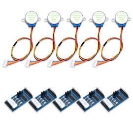 Podazz 5pcs DC12V 4-Phase 5-Line Gear Stepper Motor 28BYJ-48