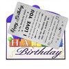 HYHYDHP Niece Birthday Cards Gifts - Happy Birthday Card for