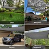SUNLAX Sun Shade Sail 16' x 20' Dark Grey Rectangle
