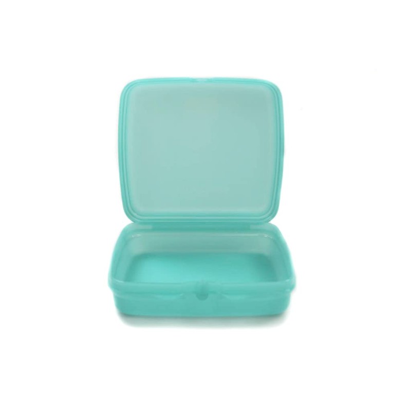 Tupperware To Go 38001 Sandwich Box Light Turquoise Lunch Box